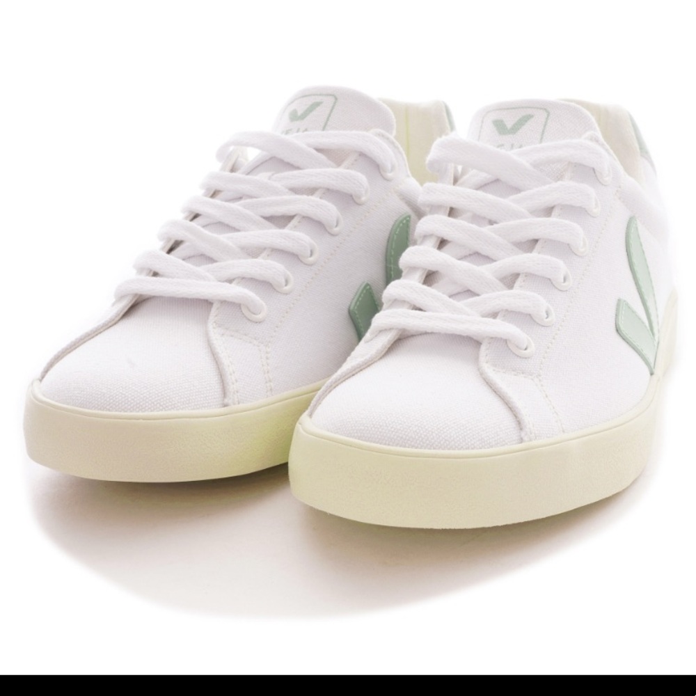 🌱 VEJA Esplar- W SZ 8 White/Matcha Green🌱